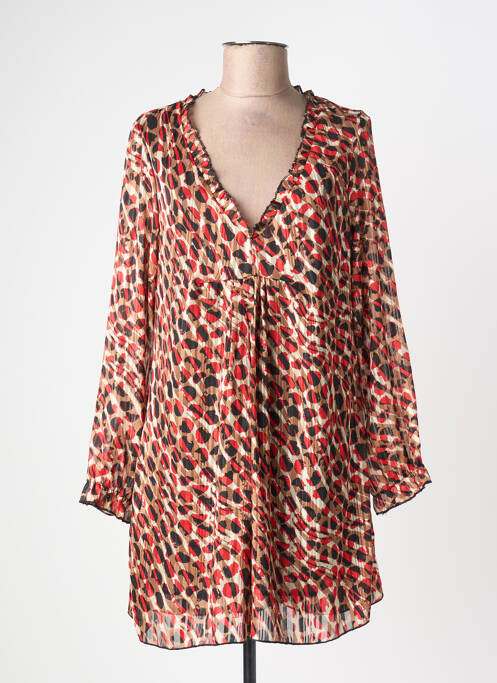 Tunique manches longues rouge KILIBBI femme