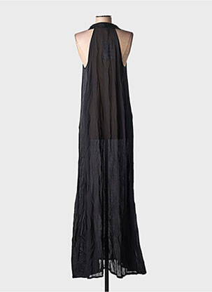 Robe longue sans manche sans manche noir SEMIOLOGY femme