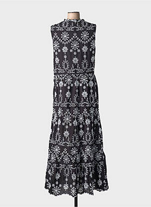 Robe longue sans manche sans manche noir YEST femme