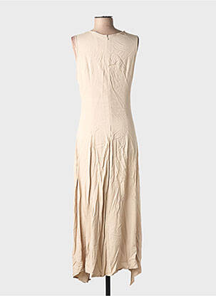 Robe longue sans manche sans manche beige SEMIOLOGY femme