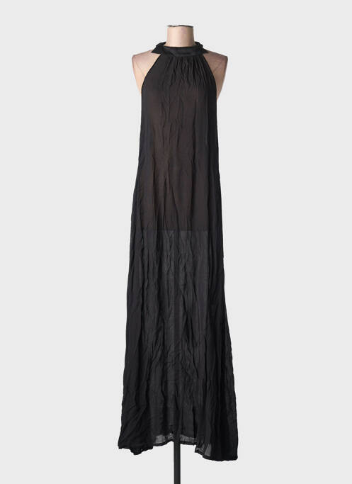 Robe longue sans manche sans manche noir SEMIOLOGY femme