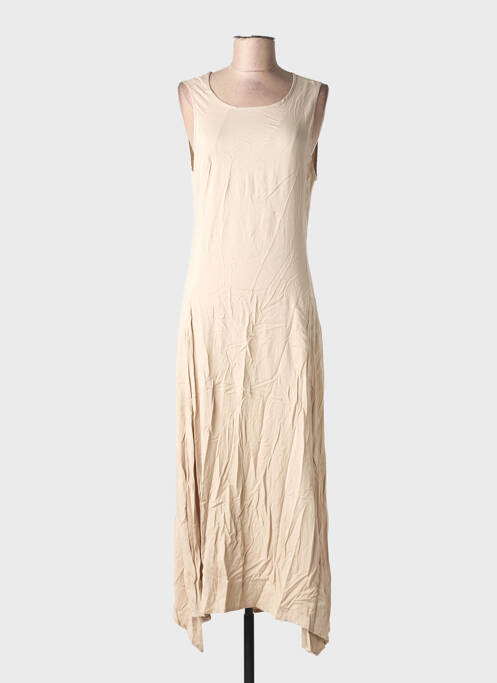 Robe longue beige SEMIOLOGY femme