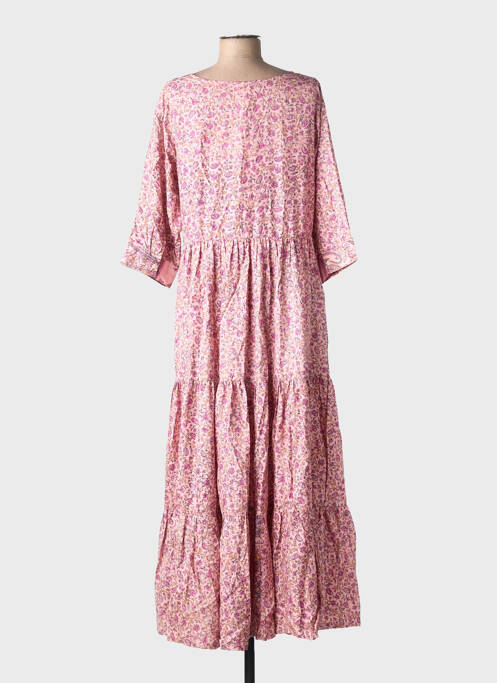 Robe longue rose COEUR DE NOMADE femme