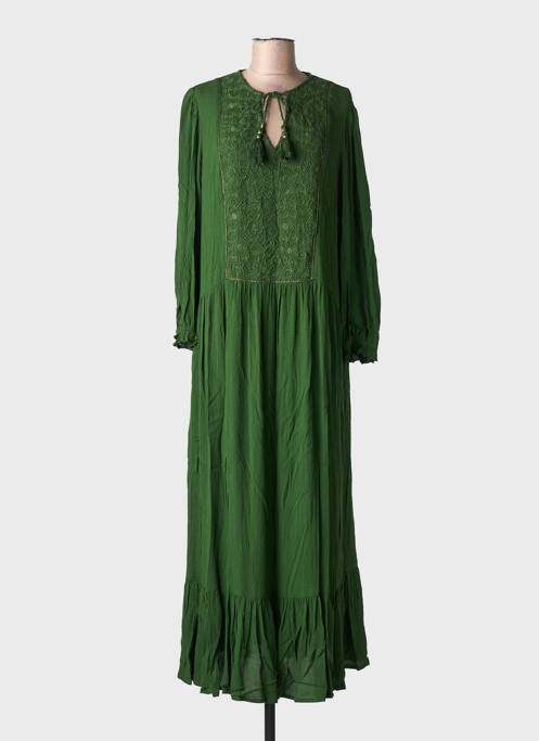 Robe longue vert fonce CHICOSOLEIL femme