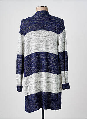 Gilet manches longues stretch bleu INTOWN femme
