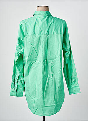 Tunique manches longues col chemisier vert ESQUALO femme