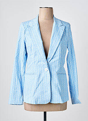 Blazer finition intérieure biaisée bleu ESQUALO femme