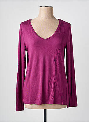 T-shirt manches longues manches longues violet YEST femme