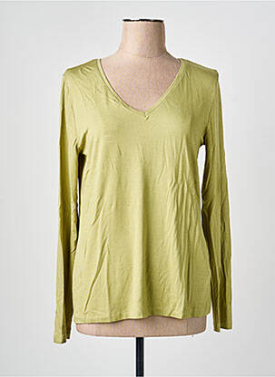 T-shirt manches longues manches longues vert YEST femme