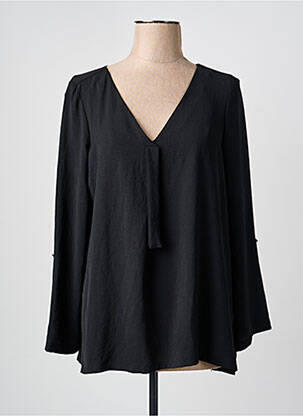 Blouse manches longues manches longues noir AN II VITO femme