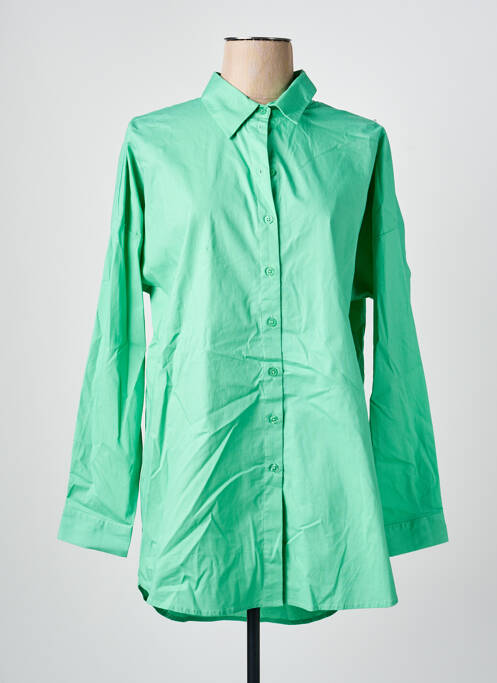 Tunique manches longues col chemisier vert ESQUALO femme