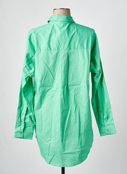 Tunique manches longues col chemisier vert ESQUALO femme