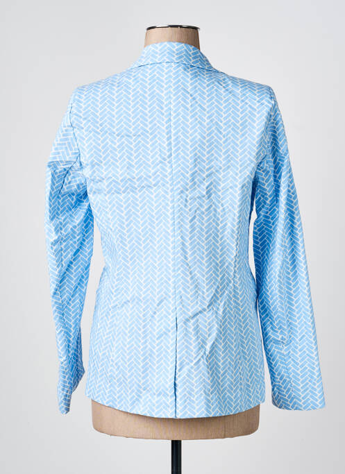 Blazer finition intérieure biaisée bleu ESQUALO femme