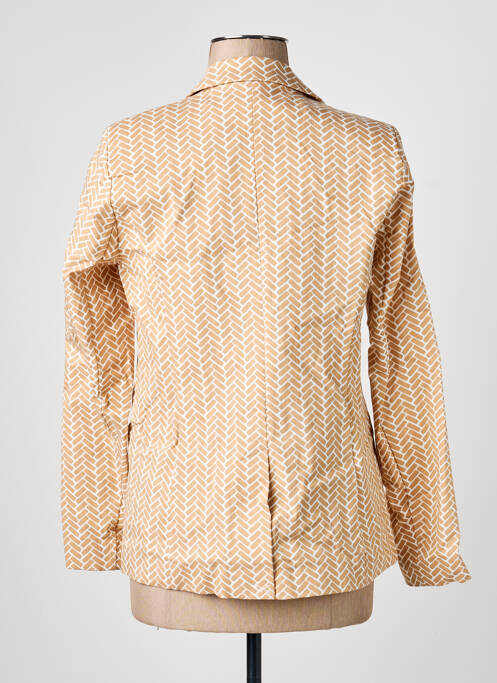 Blazer finition intérieure biaisée marron ESQUALO femme