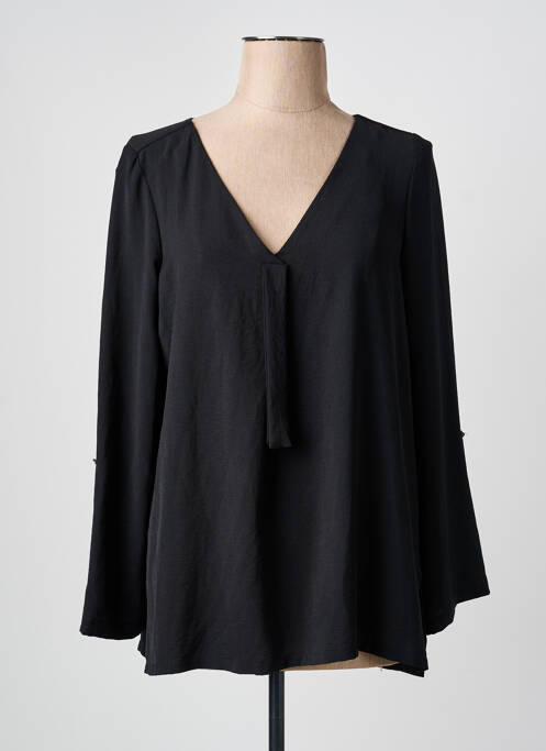 Blouse manches longues manches longues noir AN II VITO femme