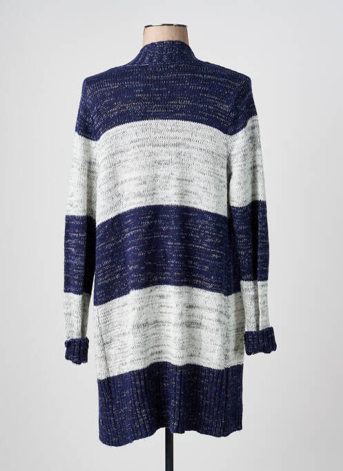 Gilet manches longues bleu INTOWN femme