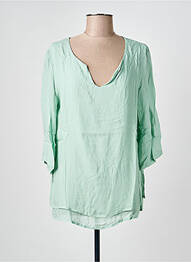 Blouse manches 3/4 manches 3/4 vert SEMIOLOGY femme