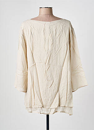 Blouse manches 3/4 manches 3/4 beige SEMIOLOGY femme