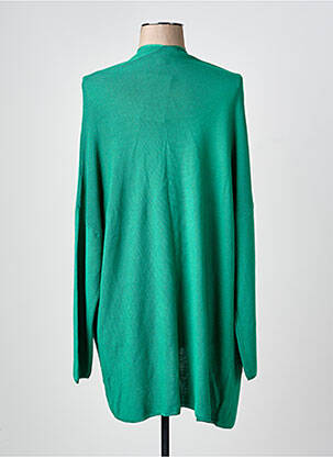 Gilet manches longues manches longues vert ANGE femme