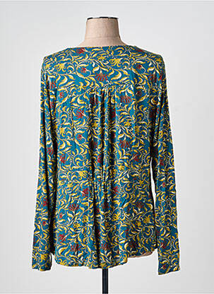 Blouse imprimé fantaisie manches longues vert YEST femme