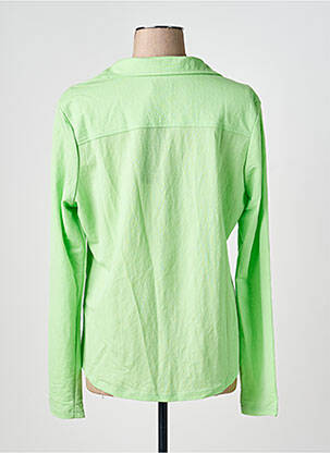 Chemisier coupe cintrée manches longues vert YEST femme