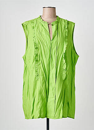 Chemisier vert YESTA femme