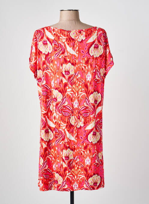 Tunique manches courtes coupe cintrée rose YEST femme