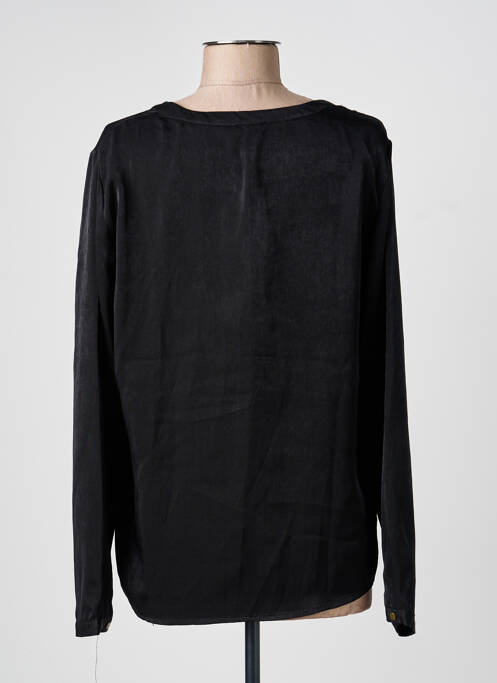 Blouse manches longues manches longues noir YEST femme