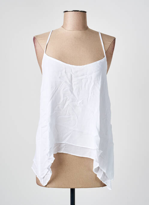 Top fines bretelles fines bretelles blanc SEMIOLOGY femme