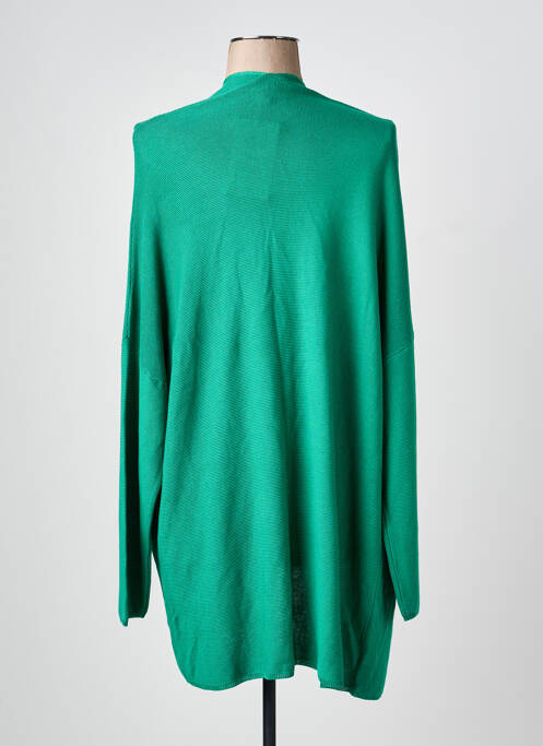Gilet manches longues manches longues vert ANGE femme