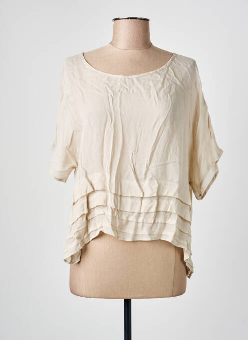 Top beige SEMIOLOGY femme