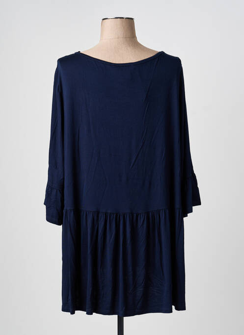 Tunique manches longues bleu AN-VITO femme