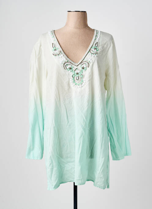 Tunique manches longues vert MALVIN femme