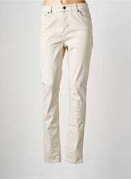 Pantalon slim poches beige YEST femme