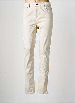 Pantalon slim poches beige YEST femme