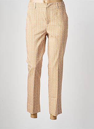 Pantalon 7/8 fermeture zippée sous rabat avec crochet beige ESQUALO femme