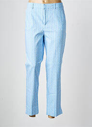 Pantalon 7/8 fermeture zippée sous rabat avec crochet bleu ESQUALO femme