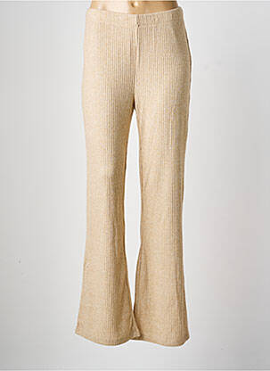 Pantalon flare beige YEST femme