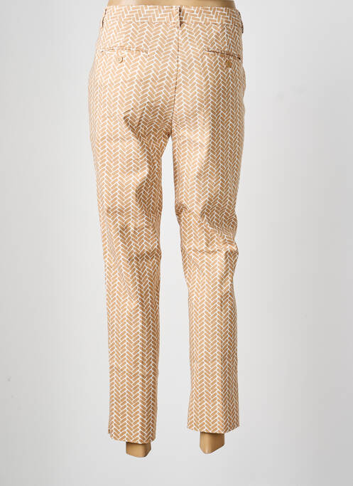 Pantalon 7/8 fermeture zippée sous rabat avec crochet beige ESQUALO femme