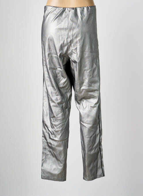 Pantalon droit argent ONE O ONE femme