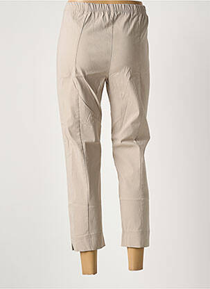 Pantalon 7/8 taille élastique beige OLIVER JUNG femme