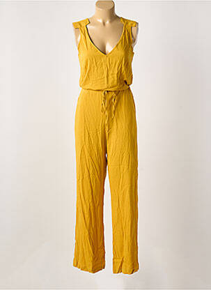 Combi-pantalon fines bretelles fines bretelles jaune SEMIOLOGY femme