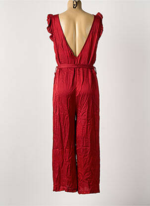 Combi-pantalon fines bretelles fines bretelles rouge GARCONNE femme