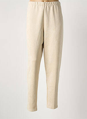 Pantalon droit beige ONE O ONE femme