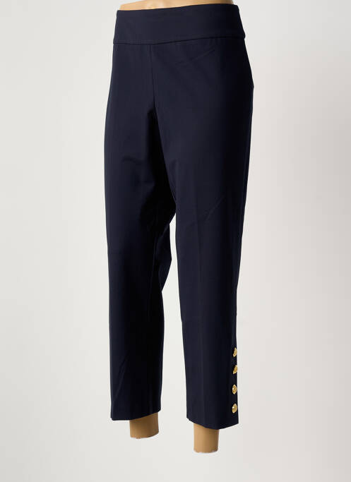 Pantalon 7/8 taille élastique bleu UP ! femme