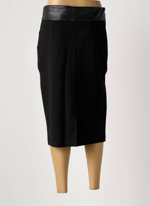 Jupe mi-longue noir YEST femme