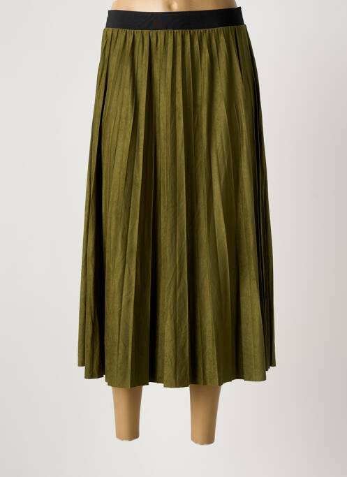 Jupe mi-longue vert YEST femme