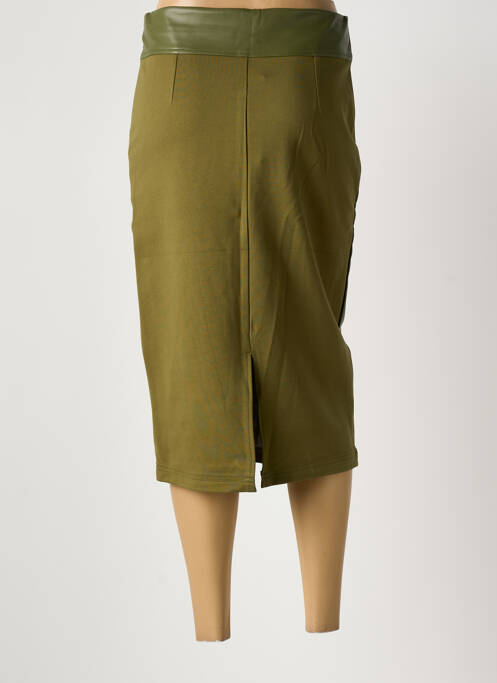 Jupe mi-longue vert YEST femme