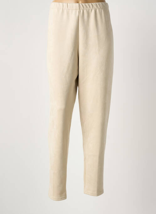 Pantalon droit beige ONE O ONE femme