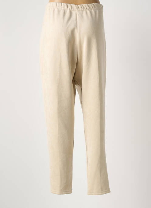 Pantalon droit beige ONE O ONE femme